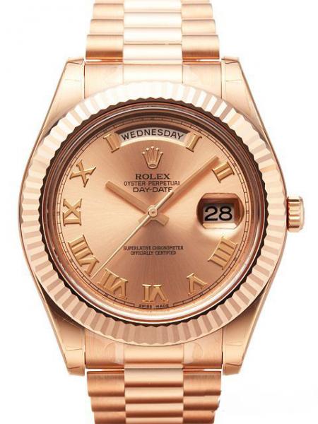 Rolex Day-Date II 18k Ref. 218235 Pink Römisch Everose-Gold