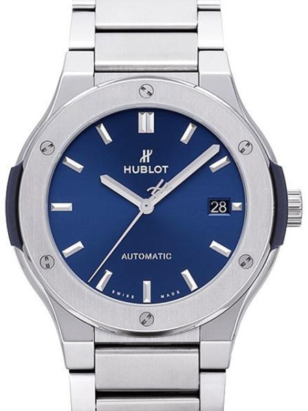 Hublot Classic Fusion Blue Titanium Bracelet 45 Ref. 510.NX.7170.NX