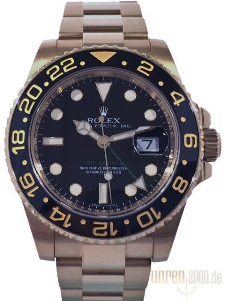 Rolex GMT-Master II 18 kt Gelbgold 116718LN aus 2011