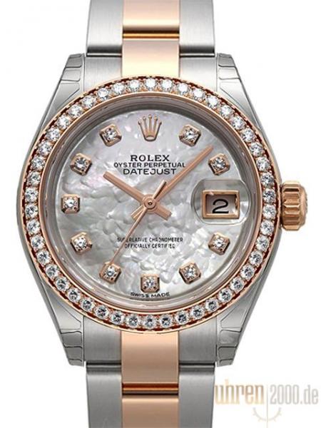 Rolex Datejust 28 Ref. 279381RBR Perlmutt Diamant