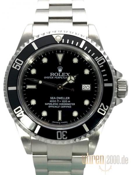 Rolex Sea-Dweller Ref. 16600 Edelstahl gebraucht aus 2007 LC100