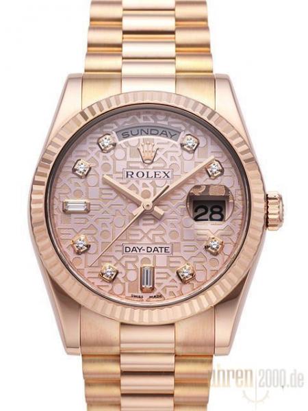 Rolex Day-Date 36 18 kt Everose-Gold Ref. 118235 Pink Jubile DIA