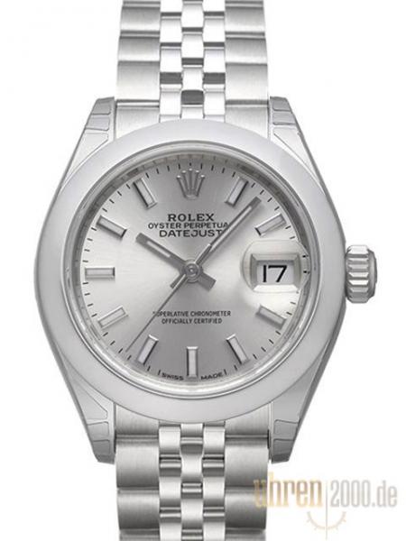 Rolex Datejust 28 279160 Silber Index Jubile-Band